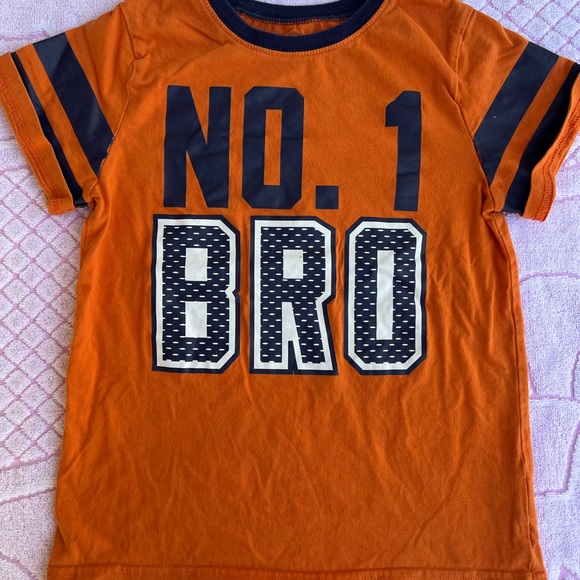 Okie-Dokie Number 1 Bro Boy Orange Shirt Size XL 7 - Picture 1 of 5